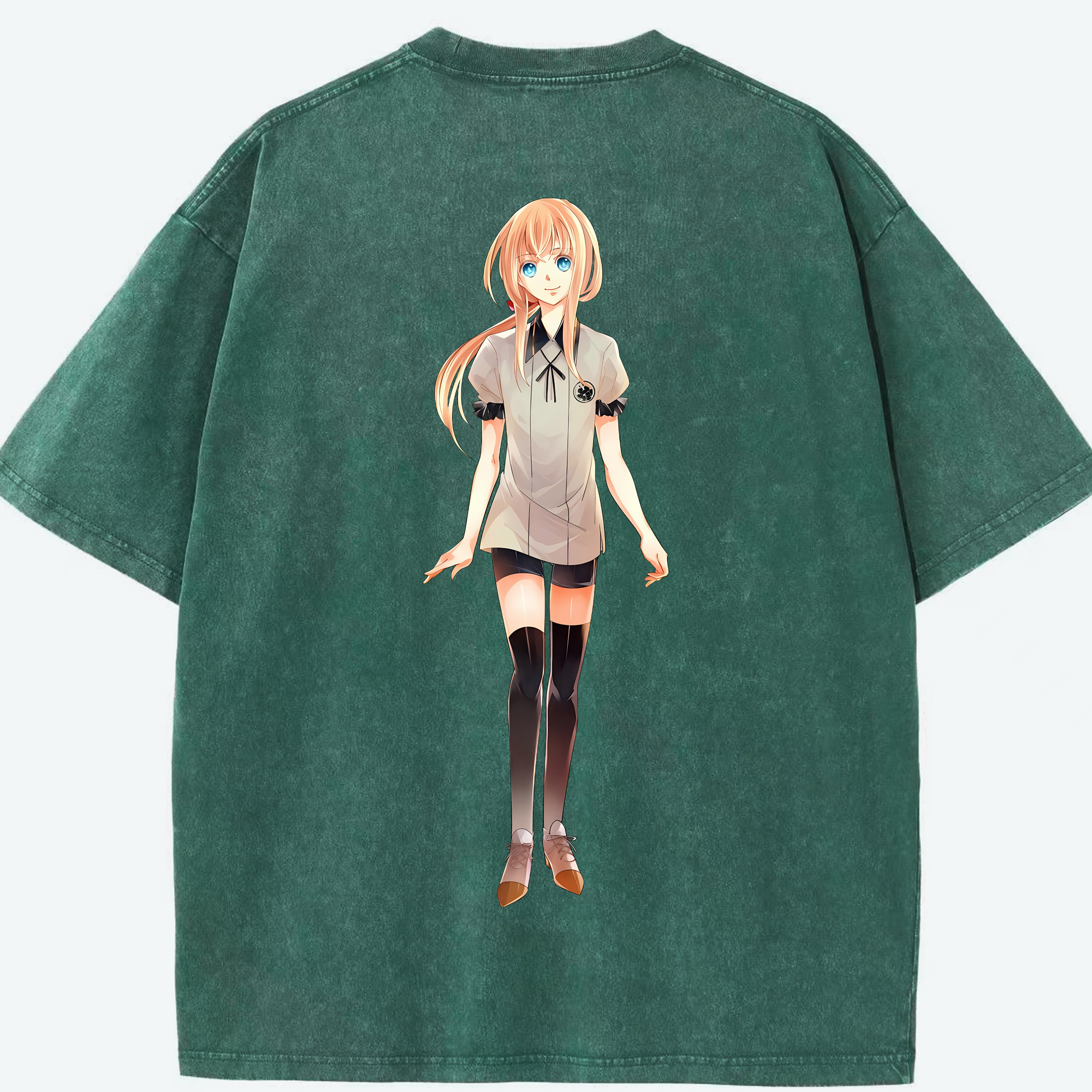 （画像用） 刀剣乱舞 Touken Ranbu 綿100% ヴィンテージ風 半袖Tシャツ（背面プリント）